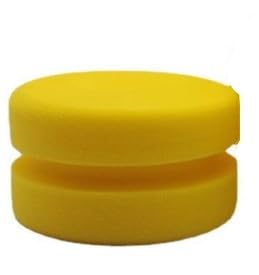 1Pc Yellow Painting Sponges Set - Round Paint Sponge for Smooth Application - Reusable Sponges for Brush-Free Painting - Ideal for Furniture and Craft Projects,Painting, Drawing and Art Supplies