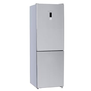 GEDTECH Réfrigérateur combiné GCB409NFIX congélateur bas 409L (267L + 142L) - No Frost (Pas de Givre) - Inox