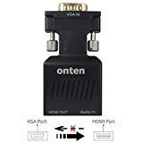 VGA to HDMI Conversion Adapter HDMI Conversion Audio Output Compatible