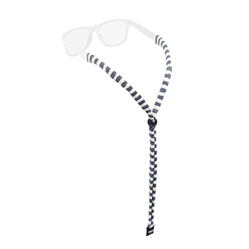 CHUMS Original Cotton Standard End Eyewear Retainer, grau/weiß gestreift