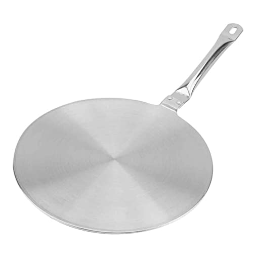Amosfun Stainless Steel Induction Disk Heat Converter Plate for Cooktop Efficient Heat Diffuser Compatible with Gas Electric and Induction Cookers Suitable for Iron and Ceramic Cookware