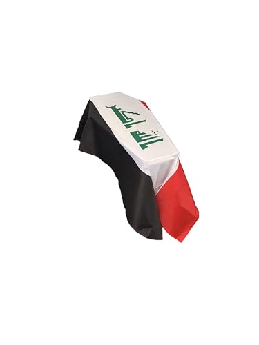 Bandera de ataúd de Irak para evitar arrugas en funerales oficiales