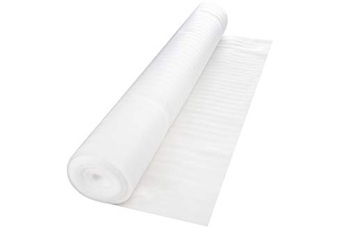 Standard Flooring Underlayment -Bestlaminate - 2mm - White - Bundle: 1000 sq.ft (10 Rolls x 100 sq.ft Each)