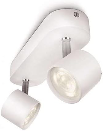 PHILIPS MyLiving Star 2 Bar Spotlight Ceiling Bar (Integrated 2 x 3 W LED Bulb) - White
