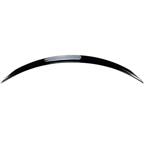 Lèvre d'aileron arrière de coffre pour Mercedes Benz Classe C Coupé C205 2015-2021 aspect carbone noir brillant