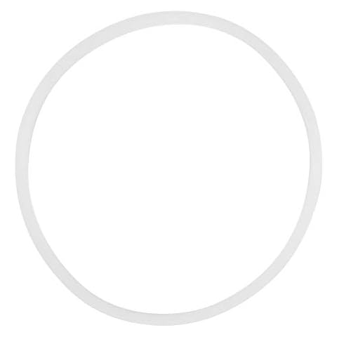 3Pcs Seal Ring, Flexible O-Ring Replacement Gaskets Rubber Blender Sealing Ring for Magic Bullet Flat/Cross Blade White 250W (3Pcs) Cover