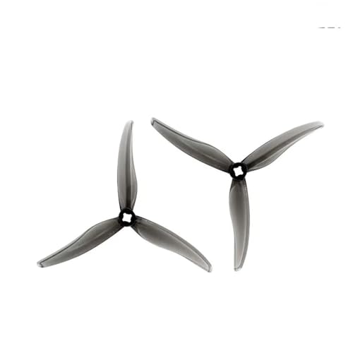 Hélice à trois pales 5 pouces G5130 Clear Gray pour drone FPV