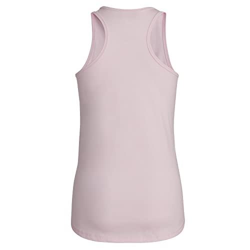 Adidas Girls' Sleeveless Lapped Tank, Clear Pink, Medium (10/12) #TOP1