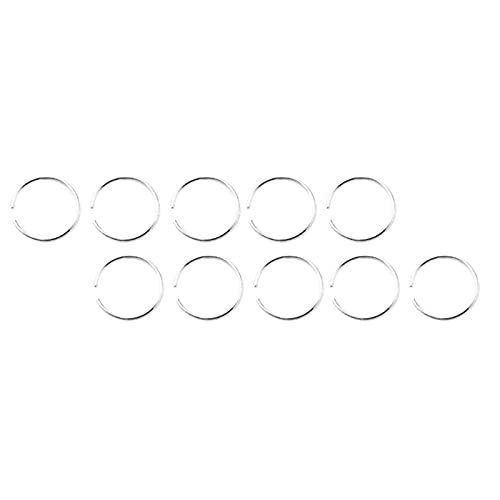 Clou C-ring faux Unisex acier solide solide inox coin accessoire sensible au nez Cuisinier Jouets Anneaux
