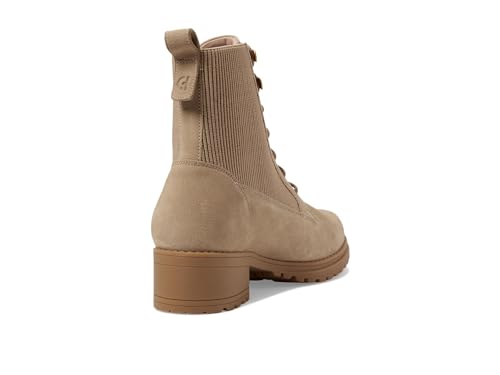 COLE HAAN WOMENS CAMEA WP COMBAT BOOT II, DARK LATTE WATERPROOF SUEDE, 5.5 C US - image 5