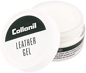 Collonil Leather Gel żel do produktów skórzanych, zapobiega osiadaniu brudu, wodoszczelny, do wszystkich toreb z gładkiej skóry i zamszowych ubrań, butów, torebek i mebli Wyprodukowano w Niemczech