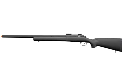 Lancer Tactical M24 500 FPS Bolt Action Spring Powered Sniper Airsoft Rifle (Threaded) / Black