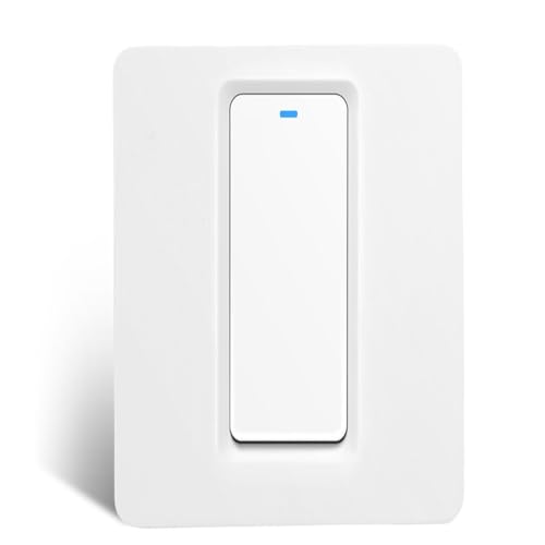 Smart Immersion Heater Timer Switch, 40A 8000W WiFi Intelligent Touch Boiler Switch with Timer, Smart Life APP Remote Control, Works with Amazon Alexa & Google Assistant (WH-1)