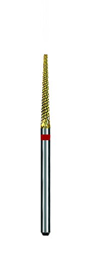 VAL-Lab Carbide Cutter 8323 (U257EF/023) Universal Lab Carbide Cutters with HP Shank, 44.50 mm, Titanium Nitride Coated, Fine Cross Cut"EF"