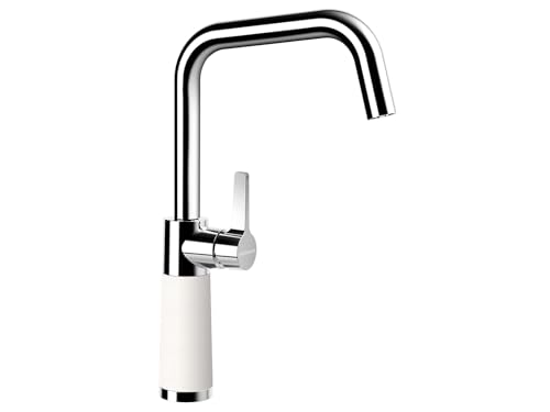 SCHOCK Robinet de cuisine SC-530 Polaris - Robinet haute pression CRISTADUR avec bec fixe et raccords standard