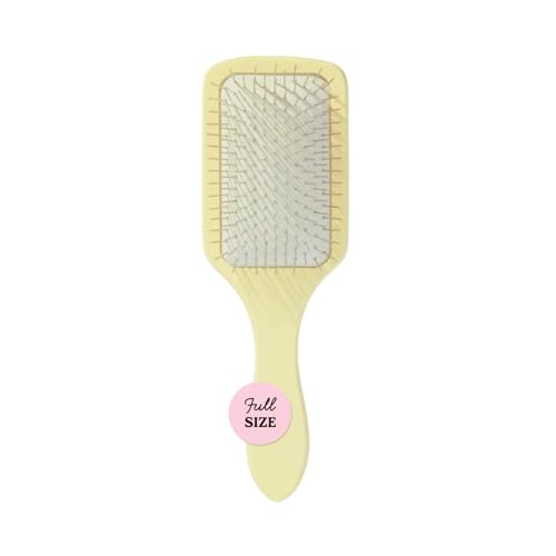 Mane Ready or Knot Detangling Curly Hair Brush - Anti-Static Metal Bristle Hair Brush for Straightening, Smoothing & Fighting Frizz - Provides Scalp with a Gentle Massage