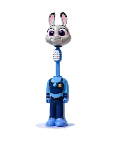 SIMPLYFIY HOME Cute Cartoon Character Toothbrush Set for Kids with Protective Head Covers, Soft Bristle Manual Toothbrush, Fun Animal Design Oral Care