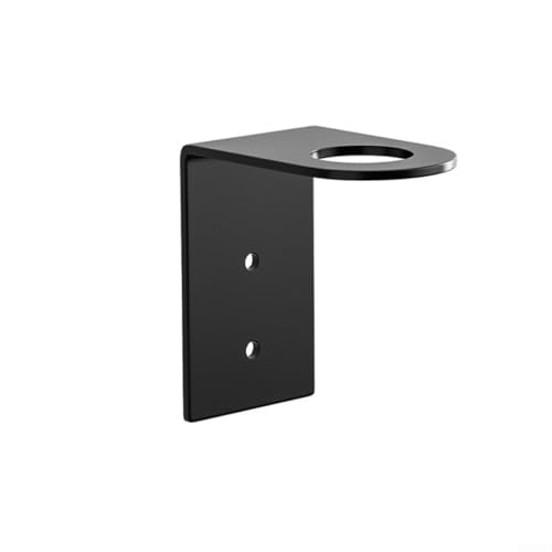 Honseadek Soporte dispensador de jabón de pared de acero inoxidable para baño, gel de ducha y champú con montaje seguro, fácil instalación (1 agujero A)