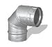 179003 3" x90 Degree Elbow Pellet Vent