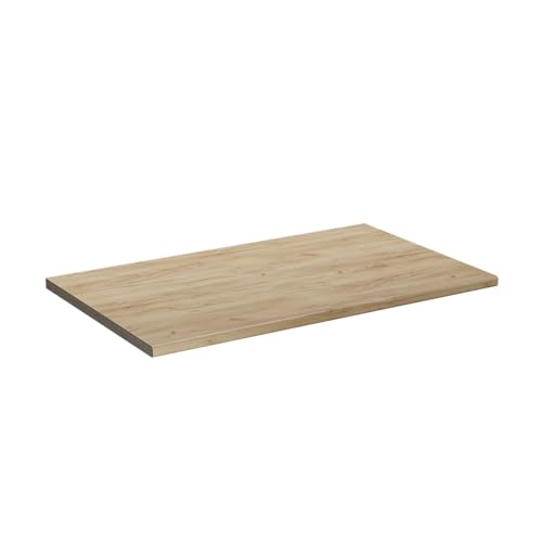 Vicco Plan de Travail Cuisine R-Line, Chêne de Force doré, 100cm, adapté au Montage sur des Meubles Bas et des Plans de Travail