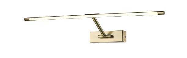 PAPUQ Applique murale LED pour éclairer des tableaux, miroirs, murales, 10 W traditionnelle et élégante, teinte de lumière chaude 3000 K, bronze vieilli,...