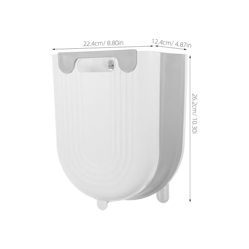 Caneca plegable de cocina colgante BESTOYARD gris y blanco miniatura 2