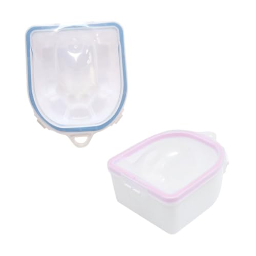 NULYLU Nail Care Bowl Set Soaking Bowl for Gel Nail Polish Detachable Soak Tray