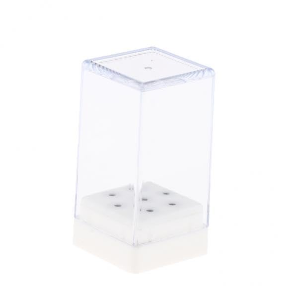 CALANDIS™ 2x7 Holes Nail Drill Bits Holder Stand Organizer Case Manicure Box White | Manicure/Pedicure Tools & Kits | Nail Care, Manicure & Pedicure-image-18