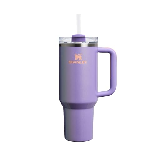 STANLEY 1913 Quencher H2.0 FlowState Mug Isotherme avec Paille 1.2L - Froid Pendant 11 Heures - Glacé Pendant 48 Heures - Thermos Lavable au Lave-Vaisselle - Gourde Inox Sans BPA - Periwinkle Shimmer