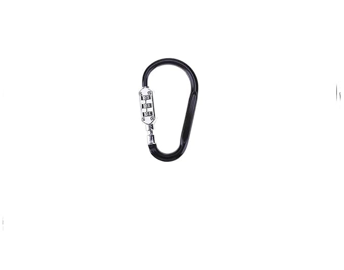 Msihrit Mini 3 Digit Combination Hook Keyring Lock | Portable Travel Padlock for Backpack, Luggage, Suitcase & Gym Bag (Pack of 1)-image-27