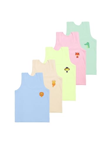 Image of superminis Cotton Vests /Baniyan /Inner Wear - Regular Fit, Sleeveless, Printed Sandos for Girls, Boys and Kids