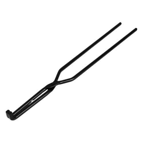 Holibanna Metal Casting Tool Crucible Clamp for Jewelry Making Long Reach Tongs Graphite Crucible Pliers Cast Iron Construction for High Durability and Precision