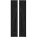 Ekena Millwork ARW102BB311X57BLH Americraft Three 2 Exterior Real Wood Joined Board-n-Batten Shutters w/Z-Bar (Per Pair), 10 1/2"W x 57"H, Black