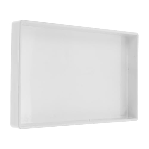 Abaodam Bandeja Rectangular para Germinación de Brotes en Frascos Bandeja de Cultivo de Plantas Separable de Plástico Interior para Semillas y Brotes en Cocina