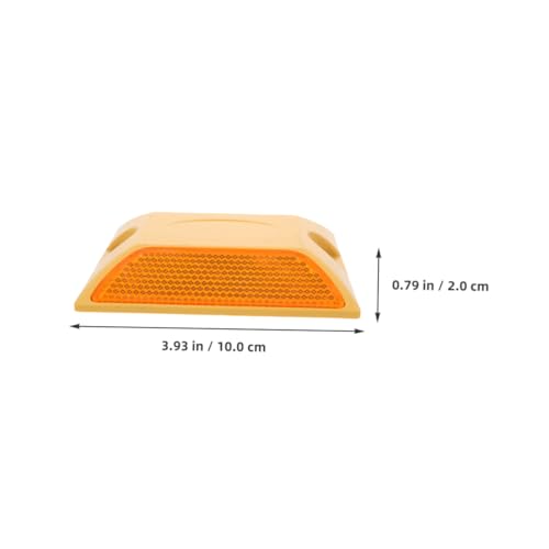 Marcadores reflectivos para carretera 4 pzas amarillo miniatura 2