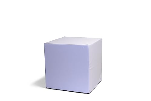 Image of foamnasium Large Block, Indoor Foam Playset, Soft Toddler and Active Kids Play Foam Block for Crawling, Climbing, and Jumping, Made in The US, Enhanced Lavender