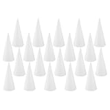 Choix éco-conscient : cônes en mousse décoratifs, cônes en mousse artisanaux, cônes en mousse pour arbres de noël diy, projets d'artisanat, centre de table, décorations de table de fête, arbre en mousse, arbre de noël en polystyrène