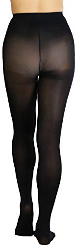 Image of ToBeInStyle Women's Nylon Solid Opaque Pantyhose Tights