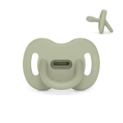 Suavinex Chupete Todo Silicona para Bebés 0/6 Meses Chupete con Tetina Fisiológica Sx Pro Súper Blandito y Flexible Ideal para Dormir Colour Essence Verde