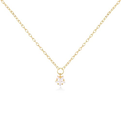 Collier femme argent 925 pendentif étoile, le cadeau idéal pour un anniversaire
