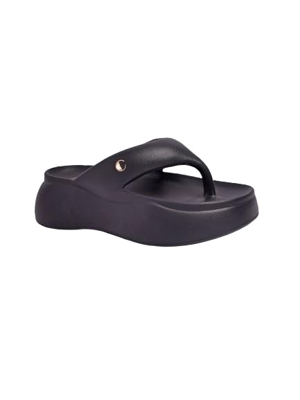 CAI Women Jet Black Thong Slides (B0DDCM7R6N) Amazon Price History, Amazon Price Tracker