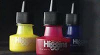 Higgins 44695 Pigment-Based Colored Inks - Green, 1 Oz.