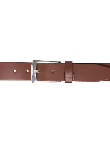 BRAX Herren Vollrindsleder Uni Klassisch Sportiv, Cognac, 100 – Ansicht 3