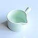 Sosjerka Japoński styl Ceramiczny Mleka Puchar z uchwytem Western Food Mini Mleko Cup Home Juice Jar Coffee Creamer Jar Słoik przyprawowy Nadaje się do sklepów z deserami kuchni sos łódź (Color : B)