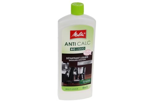 Melitta Anti-Calc Bio Liquid Descaler for Coffee Machines & Espresso Machines Removes Limescale Deposits 250 ml