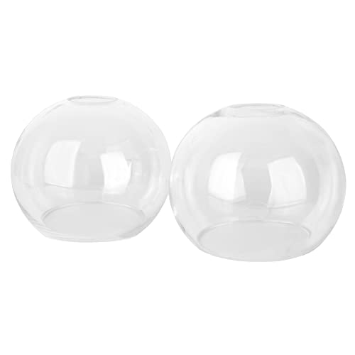 Kira Home Odette 6' Globe Glass Shades, Clear Replacement Glass, 1-5/8' Fitter Opening for Threaded...