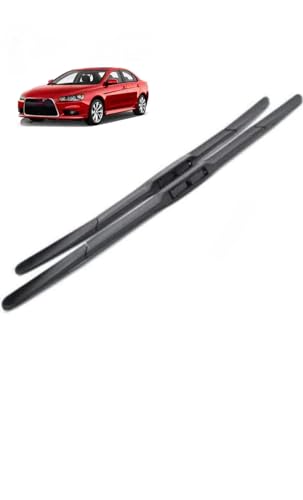 Image of AWB Front Hybrid Wiper Blades Compatible with Mitsubishi Lancer (Pack of 2)
