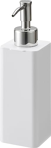 山崎実業(Yamazaki) マグネット キッチンディスペンサー ホワイト 約W5.5×D7.5×H19.5cm タワー tower 食器用洗剤 詰め替えボトル 浮かせる収納 3681