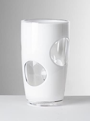 Mario Luca Giusti Fisheye Highball Glasses White, Set of 6