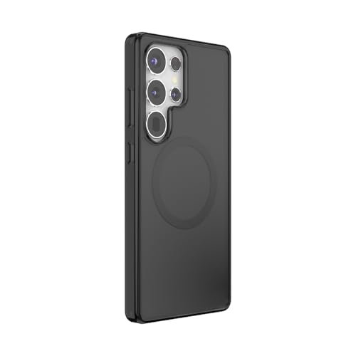 Image of PopSockets Samsung Galaxy S25 Ultra Phone Case Compatible with MagSafe, Black - Transluscent Black